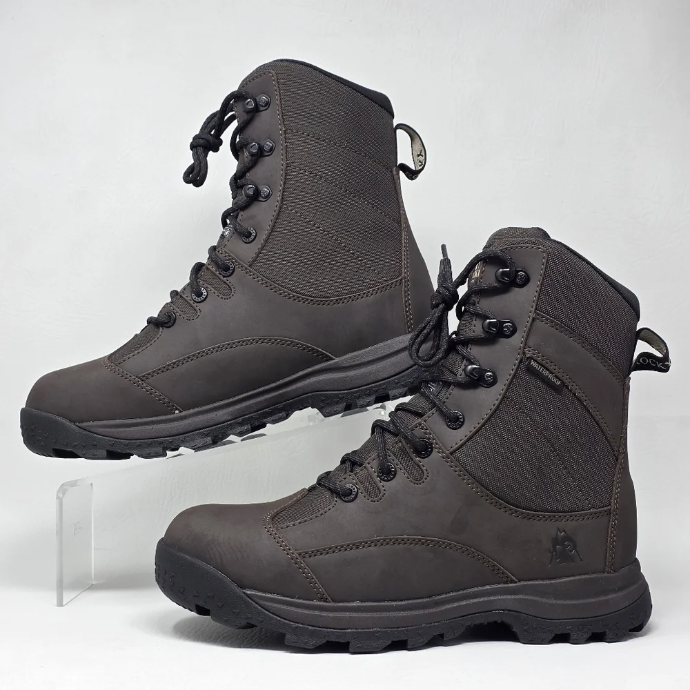 Rocky Wildcat Men’s Waterproof Hunting Boots Size 9M Brown 400G Insulated New